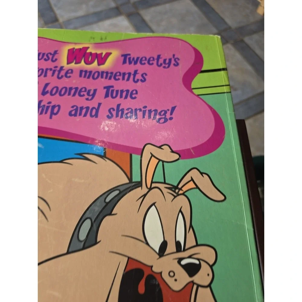 Tweety's Big Book Of Widdle Wuv Stories Bird Sylvester Looney Tunes Pepe Pew L1